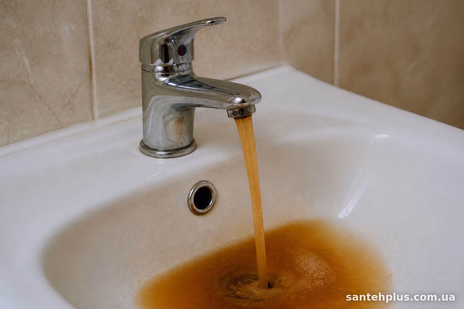 Чому з крана йде іржава вода і що з цим робити